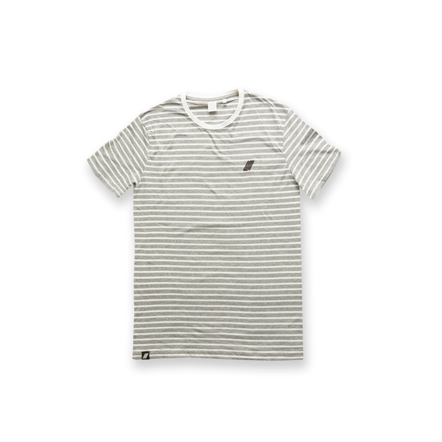 United Stripe T-Shirt White/Grey
